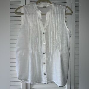 White Sleeveless Top